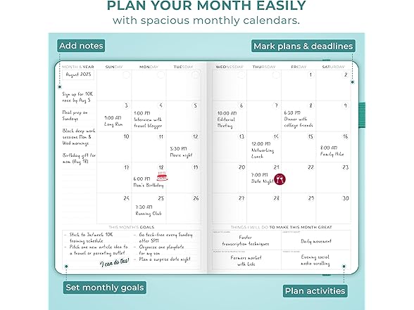 Weekly & Monthly Schedule Planner - Gallery 7