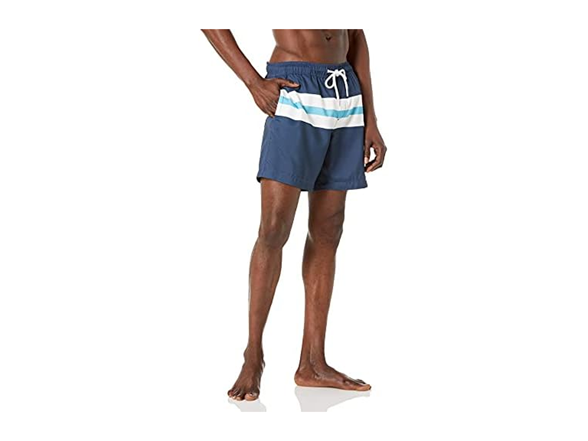 Navy White Stripe