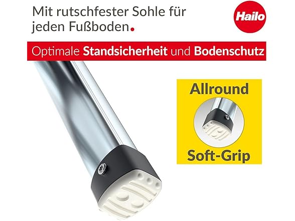 Hailo K93 - 3 step K95 Living Comfort 3 step Aluminum