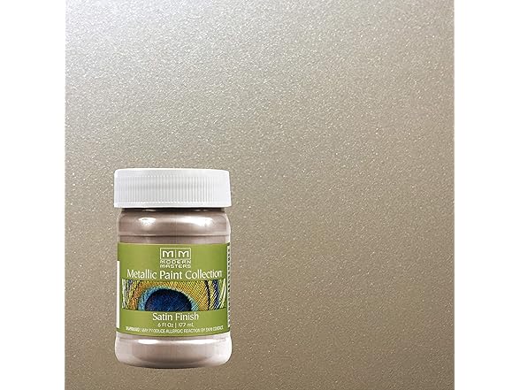 Modern Masters Warm Silver Paint, 6oz