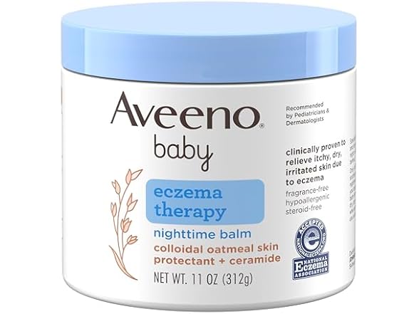 Aveeno Baby Eczema Therapy Nighttime Body Balm