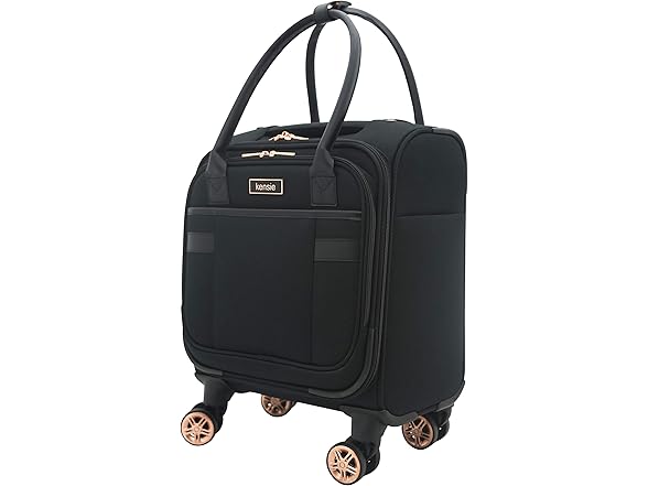 kensie Hudson Softside 3-Piece Spinner Luggage Set