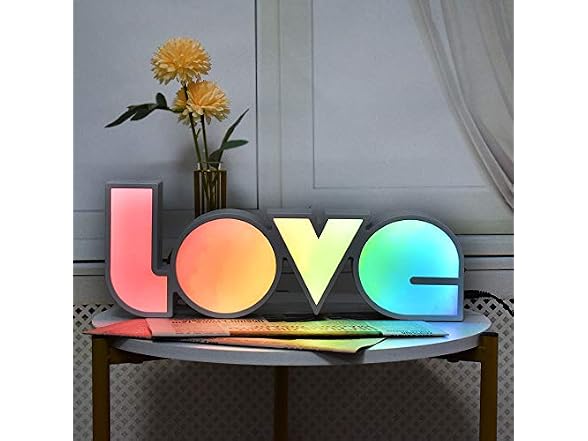 GUOCHENG LED Love Sign Lights - Love Marquee Signs Lamp