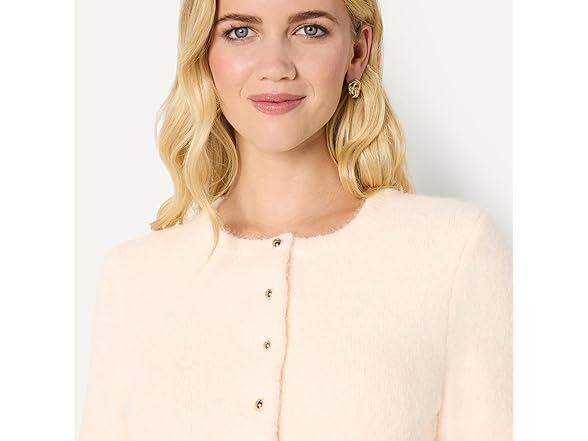 AE Womens Faux Mohair Cardigan