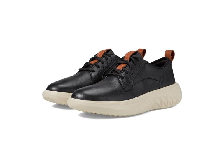 Cole Haan Men's Zerogrand Work from Anywhere Plain Toe Oxford, Black/White Cap Grey, 11