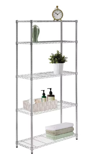 J&V Textiles 7058-BK 5-Tier Shelving Unit - Gallery 8
