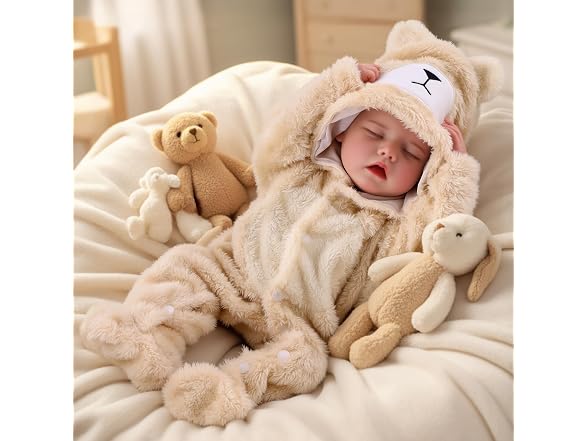 17 Inch Drink and Wet Reborn Baby Doll