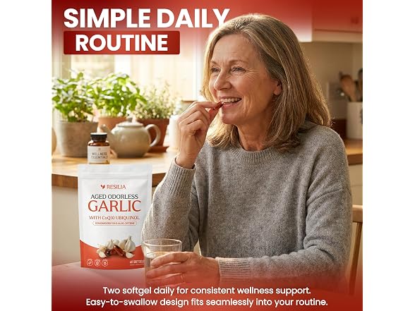 Resilia Oil Of Aged Garlic Extract