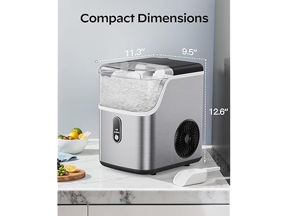 Totnz Nugget Ice Maker Countertop