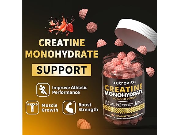 Nutravita Creatine Monohydrate Gummies