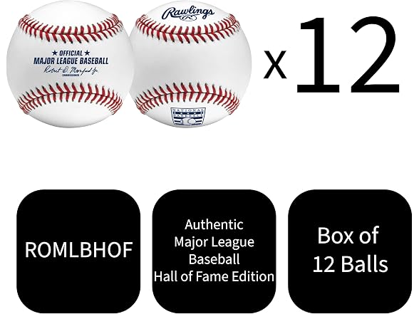 Rawlings MLB HALL OF FAME EDITION Baseballs