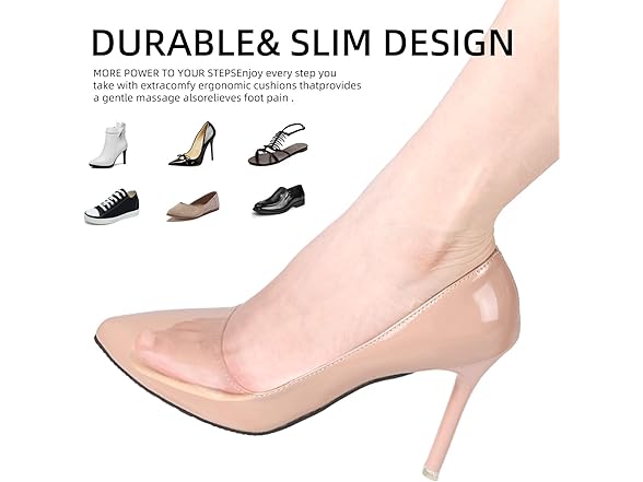 Metatarsal Pads, Forefoot Inserts for Women