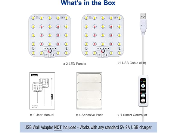 DOMMIA Under Shelf Grow Light Dimmable