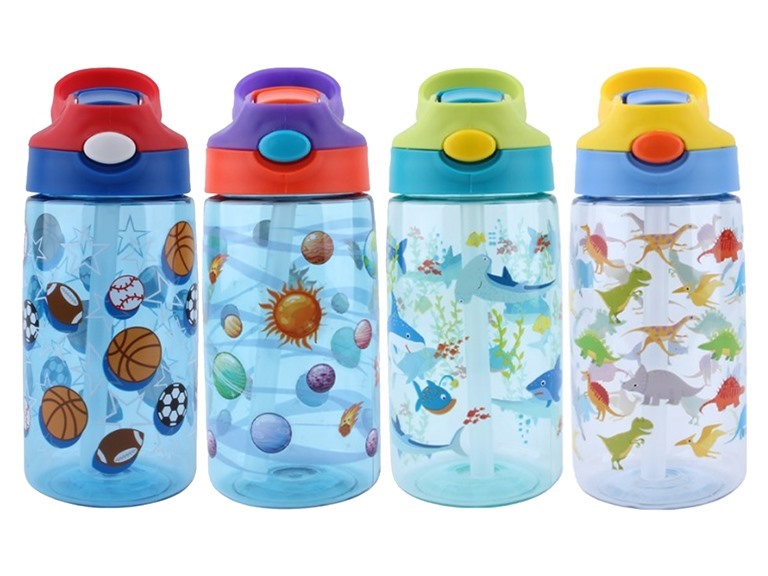 SPLASH WC - BOY'S WATER BOTTLES - STYLE #1 - 4PK 16.9 