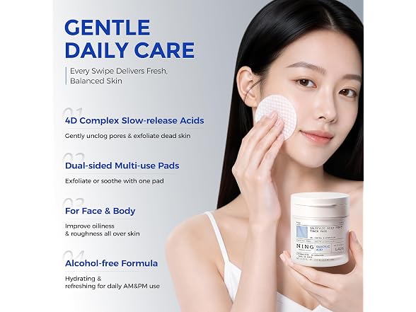 NING Salicylic Acid Toner Pads