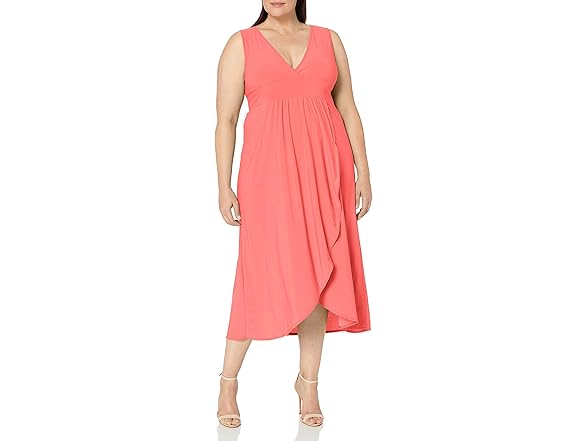 Star Vixen Maxi Dress Coral (2X)