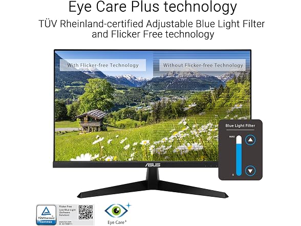 ASUS VY249HGR 23.8 ASUS VY249HGR 24 FHD IPS Eye Care M