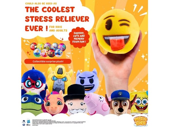 Miraball Surprise Plush - Emoji 4PK