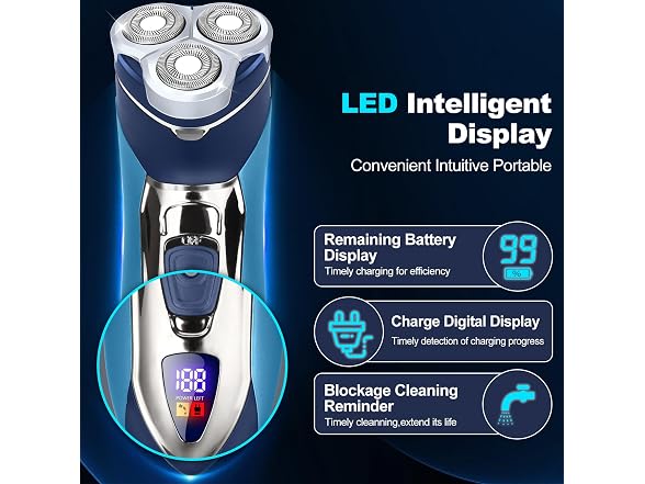 Electric Shaver for Men, Waterproof
