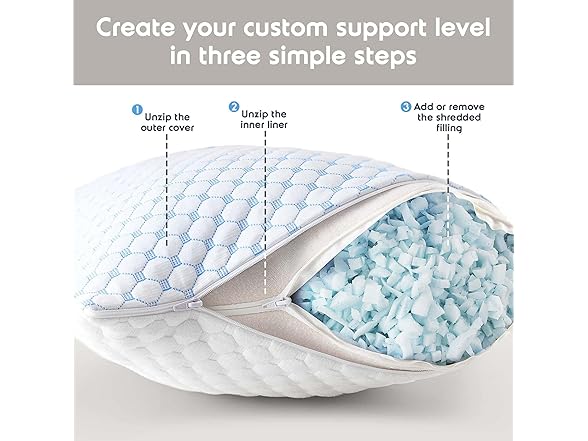 Nestl Cooling Memory Foam Pillow