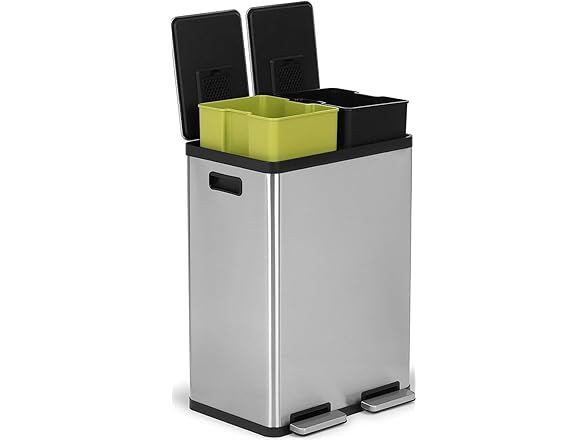 Simpli-Magic 16 Gallon Rectangular Trash Can