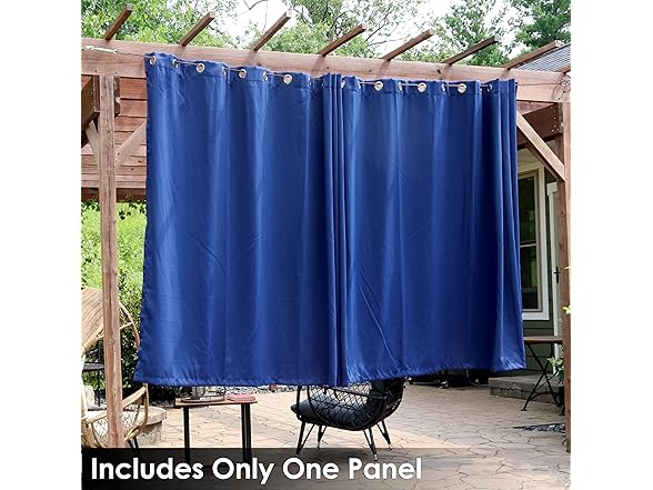 Sunnydaze Decor Indoor/Outdoor Blackout Curtain