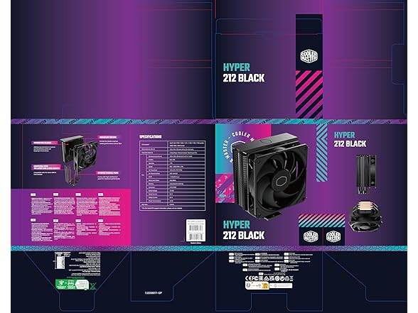 Cooler Master Hyper 212 Black CPU Air