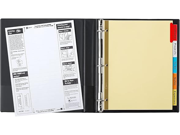 Avery Insertable Big Tab Dividers
