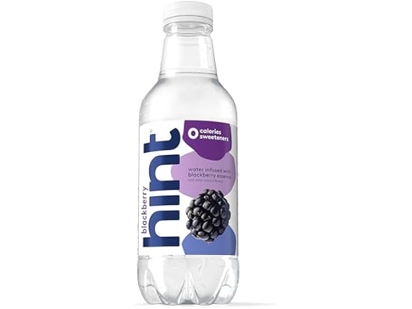 1CT Hint Flavored Water, Blackberry, 16 Fl Oz