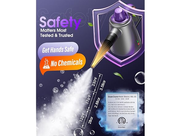 Ealloo Handheld Steam Cleaner