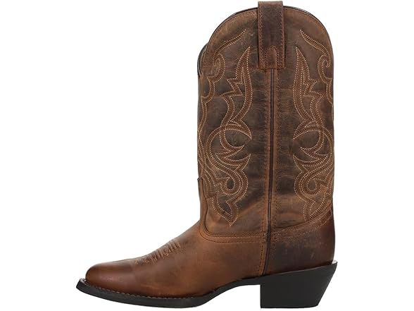 Laredo Laredo Womens Maddie Embroidered Round Toe Pull On 