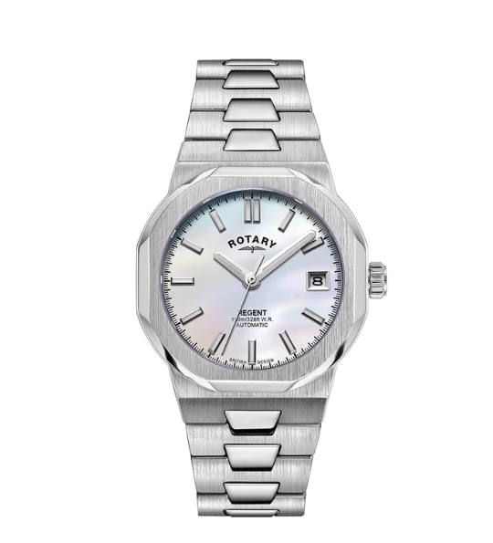 Rotary Regent Ladies Automatic Watch- Choose Color - Gallery 4