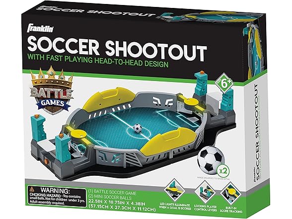 Franklin Sports Mini Tabletop Soccer Shootout Game
