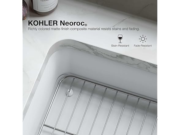 Kohler Cairn 34" Farmhouse Sink, White