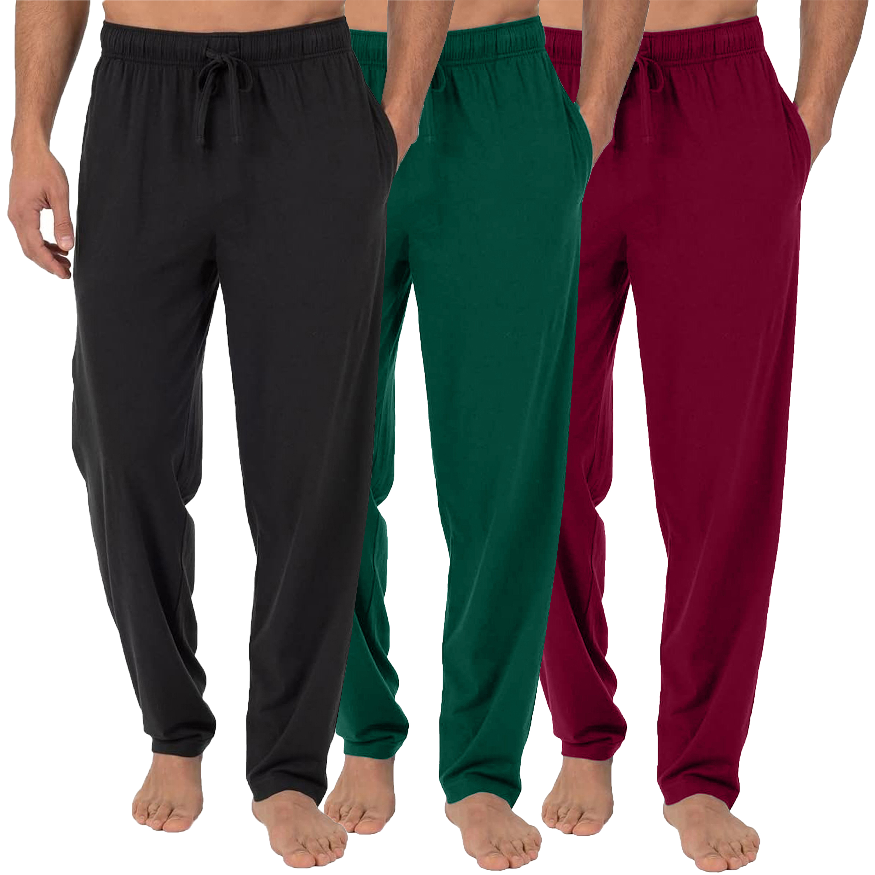 3Pk Mens Classic Lounge Pants - Gallery 11