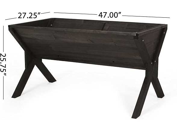 Christopher Knight Home Erika Planter, Dark Gray