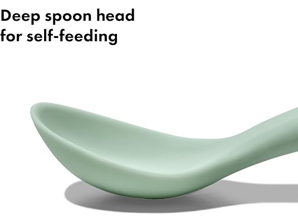 OXO Tot Silicone Spoons 2Pk- Dusk & Opal