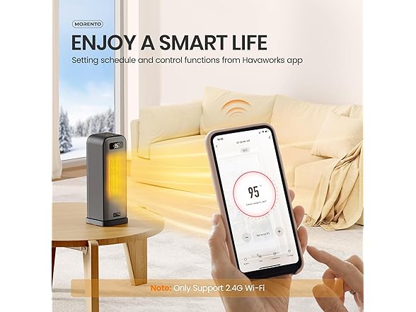 MORENTO Smart Space Heater for Home