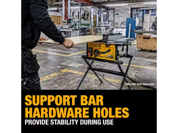 DEWALT DW7451 10 in. Compact Table Saw Stand for Jobsite