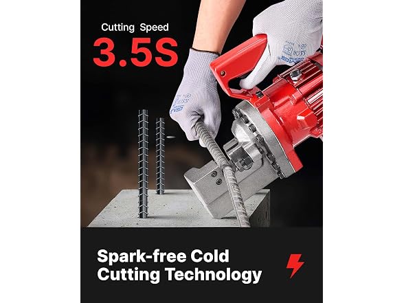 Electric Rebar Cutter, 1250W Portable Electric