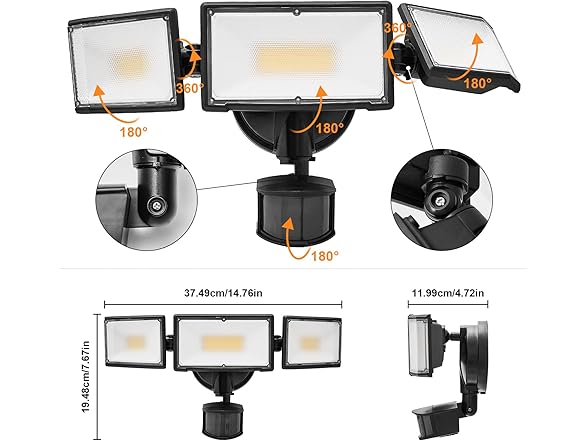 CELAVY 70W LED Security Lights