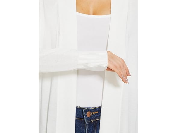 Spicy Sandia Womens Knit Cardigan Open Front Sweater (L)