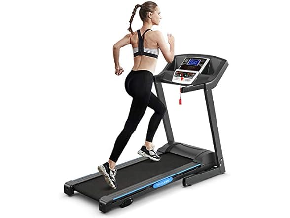 GYMAX Folding Treadmill, Electric