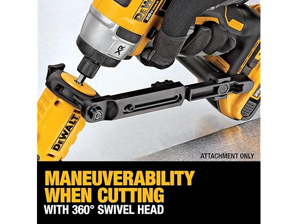 Dewalt DWASHRIR 18 Gauge Metal Shears Attachment, Impac