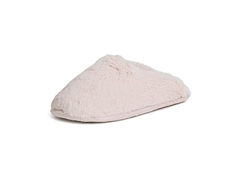 Dearfoams Women's Plush Scuff Slippers