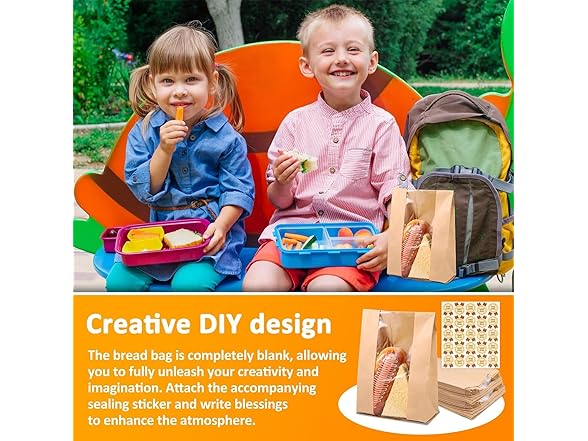 50 Pcs Bag w/50 Sealing Stickers