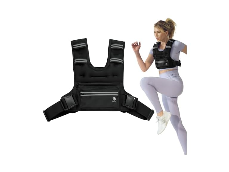 Gaiam PrecisionFit Weighted Vest, Adjustable (8 lb)