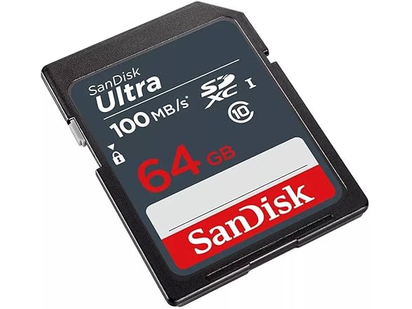SanDisk 64GB Ultra SDXC UHS-I Memory Card