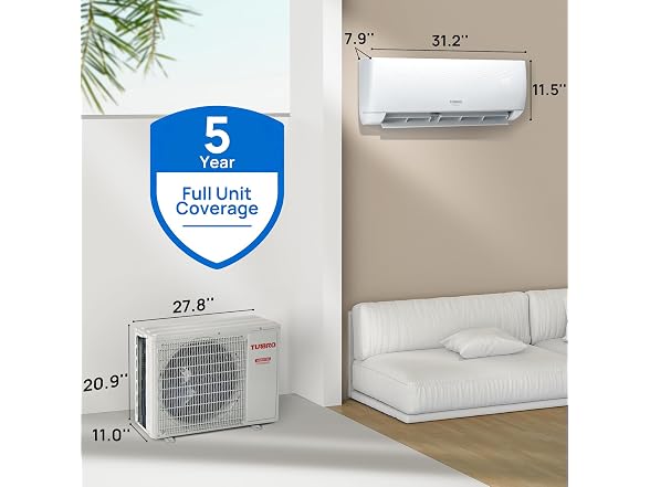 TURBRO FM9K230 Split AC, 9K 230V,WIFI