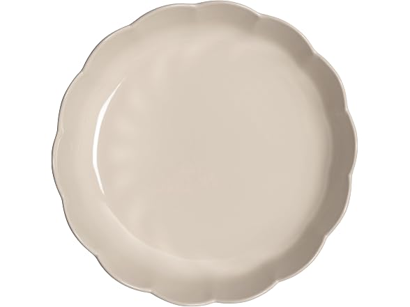 Emile Henry Madeleine Round Cake Dish, Clay